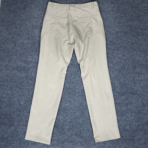 Footjoy Pants Mens 32x32 Beige Golf Performance Chino Stretch Straight Leg Adult - Picture 5 of 10